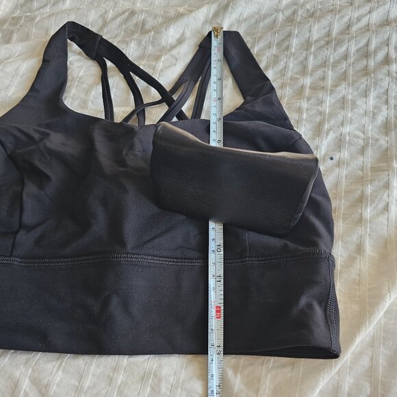 Lululemon Free to be Serene Sports Bra Long Line - Black - Picture 2 of 6